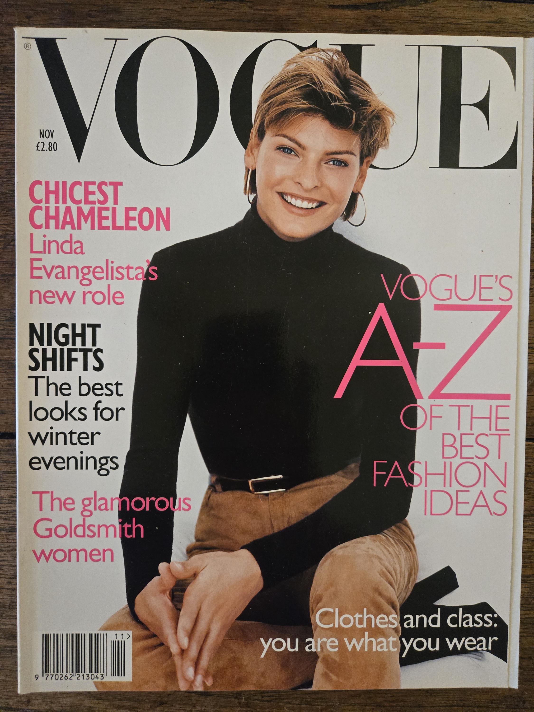 British Vintage Vogue Magazine Collection 1996 – British Fashion