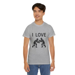 ProCore-I Love Wrestling Shirt Wrestling Fan T-shirt Match Day Wrestling Shirt