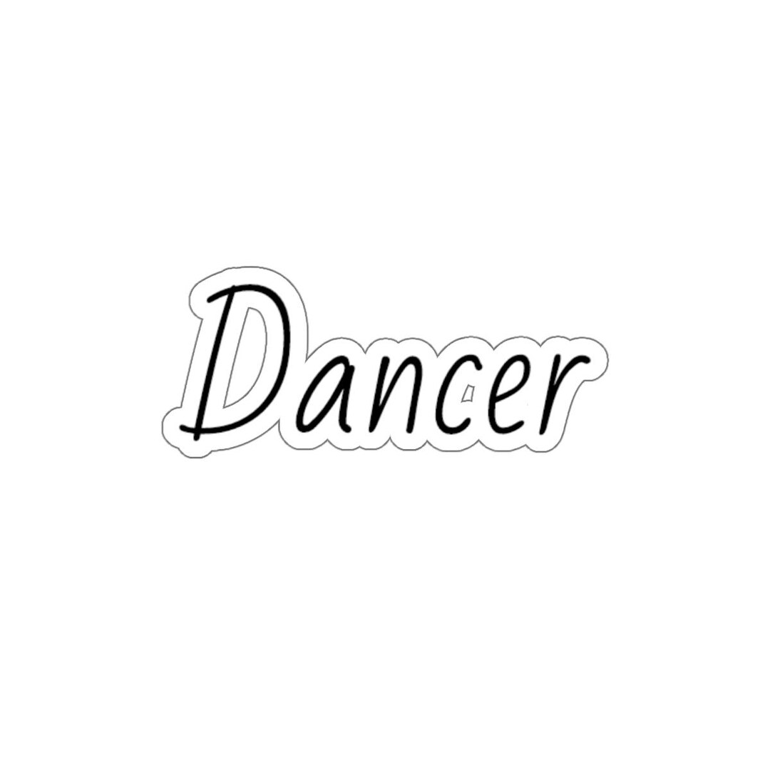 Daner Script Dancer Script Die-cut Sticker | Dance Decal, Laptop Sticker - Etsy