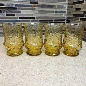 Vintage Daisy Juice Glasses - Etsy