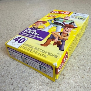NEW Glad Disney Pixar Toy Story Snack Zipper Bags 40 Count Buzz Woody Jessie Rex image 8