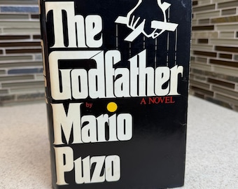 El Padrino, Mario Puzo, edición del club de lectura de 1969, tapa dura, primera edición, primera impresión.