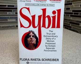 Sybil Flora Rheta Schreiber Warner Books 1974 VTG Paperback Psychology Nonfict