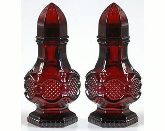 AVON Cape Cod Red Salt and Pepper Shakers