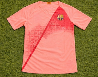 Vintage Fc Barcelona 18/19 Pink Soccer Jersey