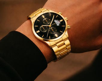 Luxury Men’s Chronograph Watch – Elegant Designer Wristwatch