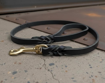 Correa plana de cuero Latigo de 4'