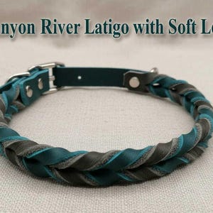 Braided Leather Buckle Collar image 5