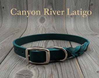 Leather Collar with Buckle