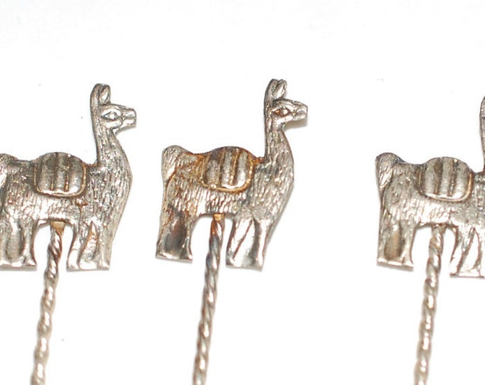 Vintage Llama Cocktail Picks forks Etsy