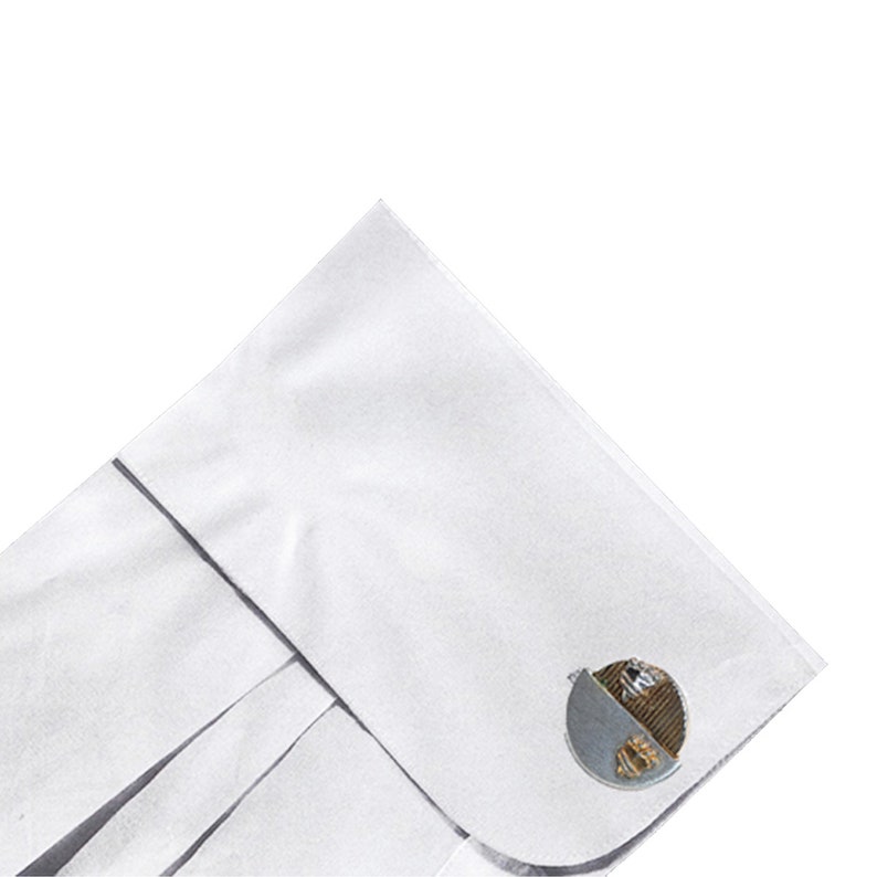 Mid Century Groom Vintage 1950s Gold /& Silver Shield Work Appropriate Crown Cufflinks Evening Cocktail Fathers Day Hickok CuffLinks