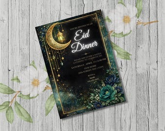 Digital Eid Party Invitation, Dinner Invite, Digital Download