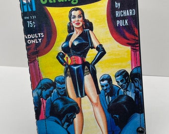 Strange Hungers, Naughty Girl Notebook, Small, notebooks, journals, pulp paperbacks, vintage books, pulp fiction art