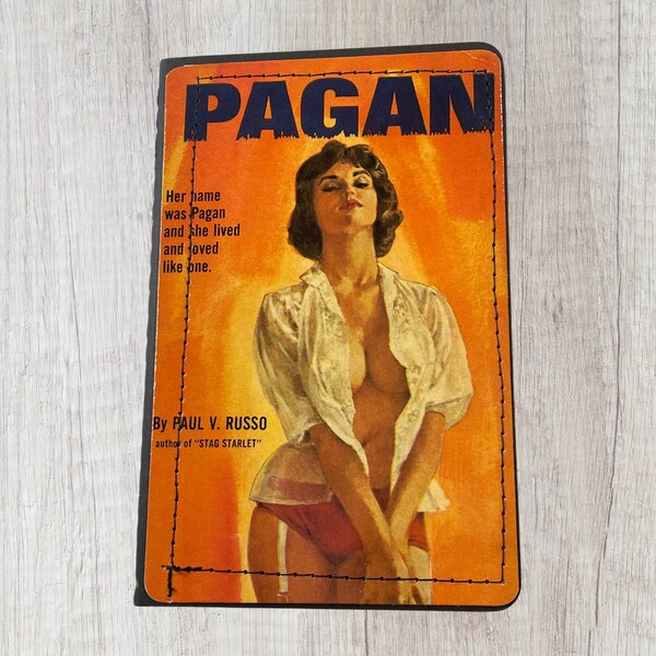 Pagan, Naughty Girl Notebook, Small, carnets, journaux, livres de pâtes, livres vintage, art de la pulp fiction