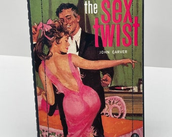 The Sex Twist, Naughty Girl Notebook, Small, notebooks, journals, pulp paperbacks, vintage books, pulp fiction art