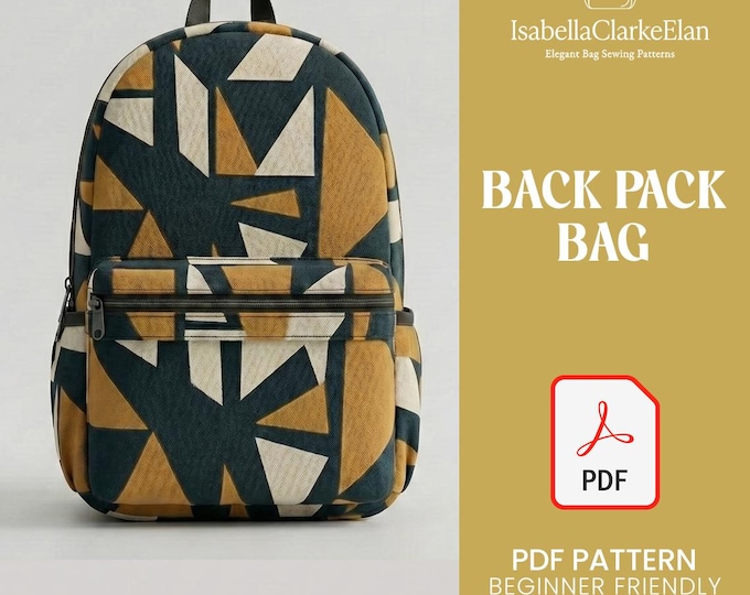 Running Backpack Pattern Backpack Sewing Pattern | Bag Pattern | Beginner Pattern | PDF Sewing ...