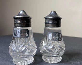 Denby Fine Crystal Salt & Pepper Shakers
