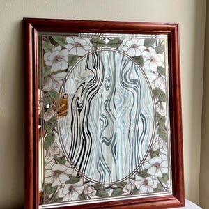 Vintage Mirror Frame Flower - Etsy