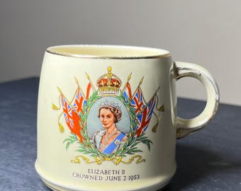 Vintage Royal Winton Ceramic Queen Elizabeth II