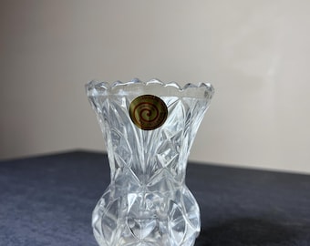 Small Bleikristall 24% West Germany Crystal Vase