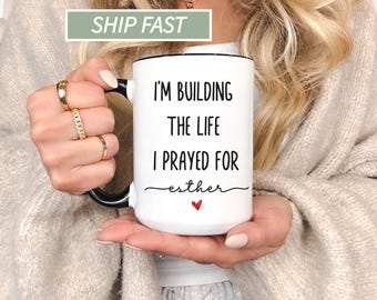 Personalized Motivational Mug, Custom Name Coffee Cup, Inspirational Gift for Entrepreneur Women, Sister Birthday