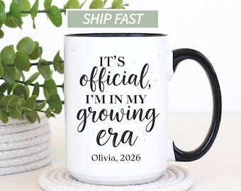 Personalized Growing Era Mug, Custom Name Coffee Cup, Divorce gift for Women