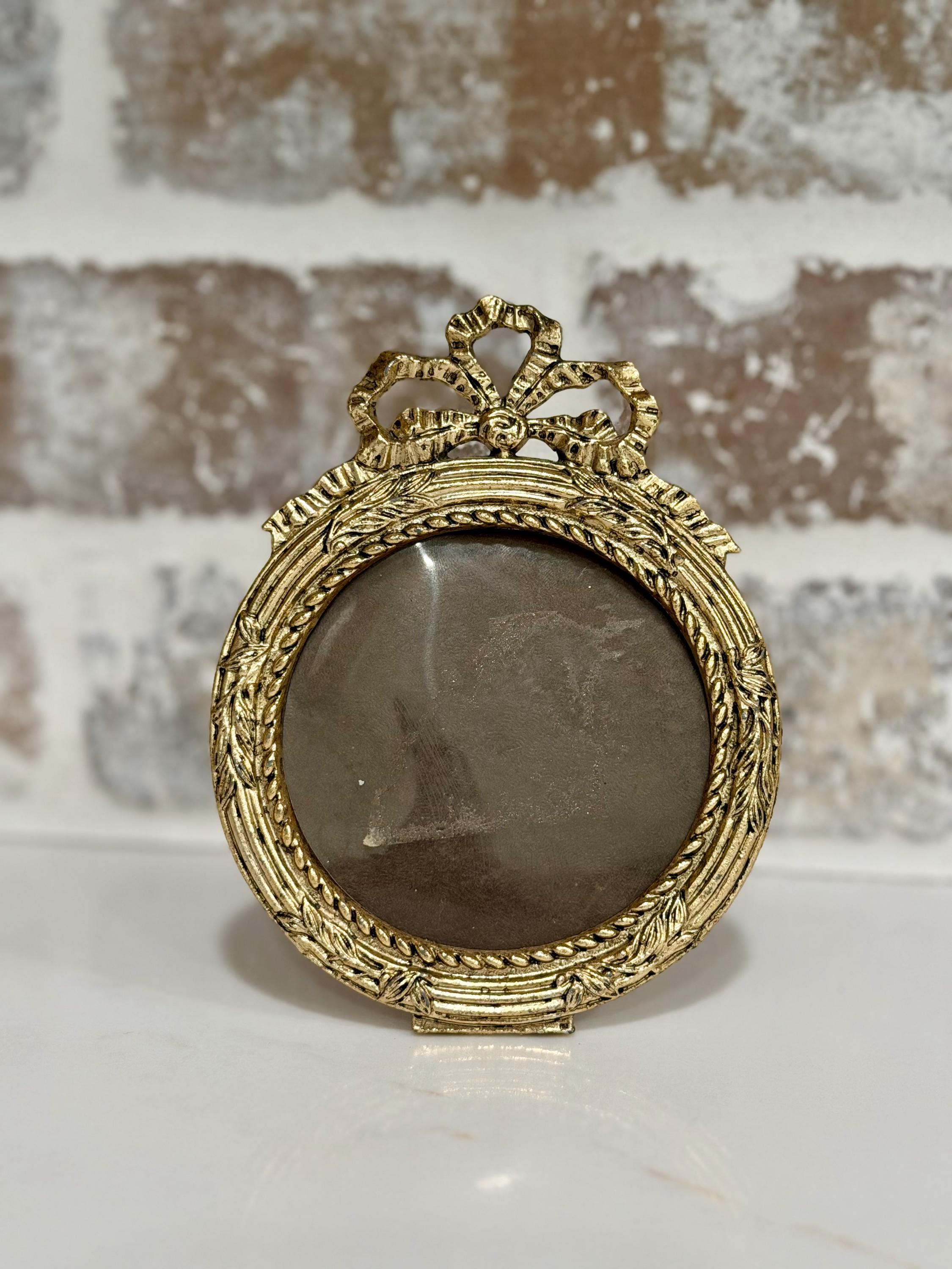 Antique Round Picture Frames - Etsy