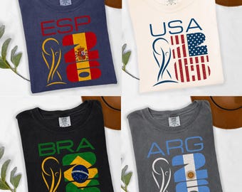 FIFA 2026 Soccer Shirt,Any Country Flag 26 Tee, International Football Tournament Fan Gift, Custom Country Code Shirt,World Soccer 2026 Tee