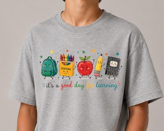 Back to School Teacher Shirt, It’s a Good Day for Learning, Classroom Tee, Elementary Teacher Gift, First Day of School