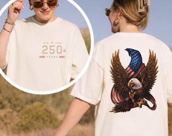 Independence Day 2026 Shirt, America 250 Shirt, 1776 2026 Tee, Patriotic Eagle Shirt, Fourth of July Graphic Tee