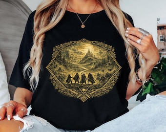 Fantasy Adventure, Orc Battle Shirt,  Middle Earth Inspired Epic Quest Graphic Tee