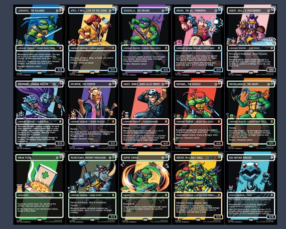MTG ニンジャピザ ピクセルサージfoil タートルズ TMNT MTG ニンジャ