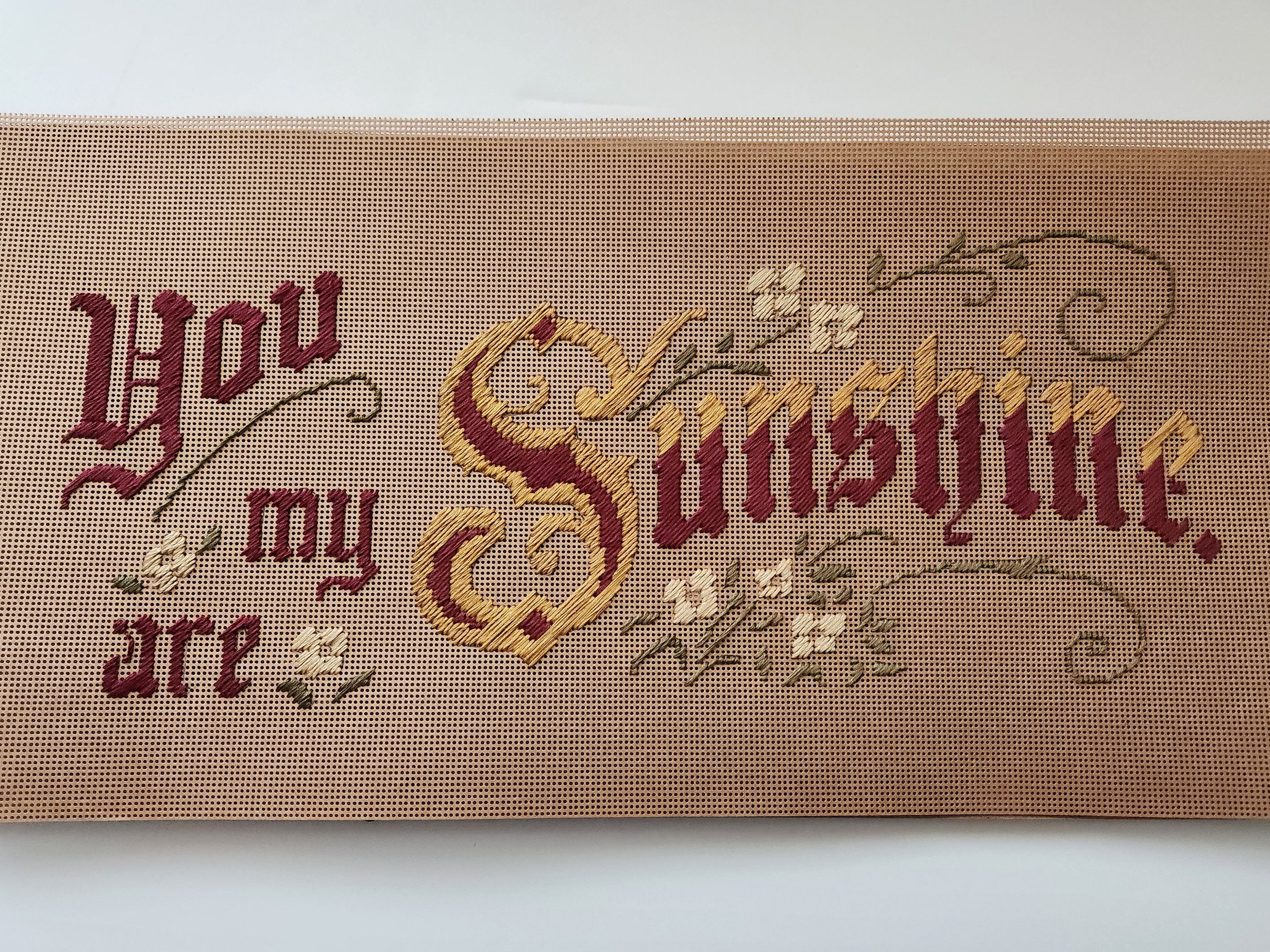 Antique Sampler Kit Stamped - Etsy