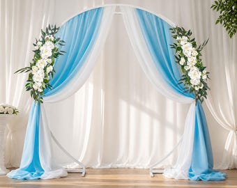 Artificial Rose Arch Flowers, Wedding Arch Decoration, Silk Flower Garland, Pink White Floral Decor, Bridal Shower Backdrop