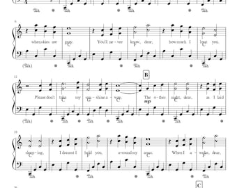 Eres mi sol – Partitura de piano moderna imprimible (PDF)
