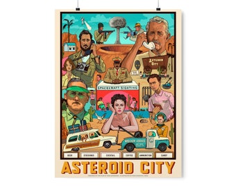 Asteroid City WIDE DESIGN Premium Matte Vertical Posters