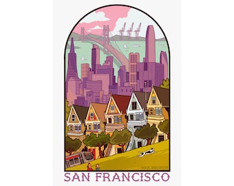San Francisco Bay Bridge Premium Matte Vertical Posters