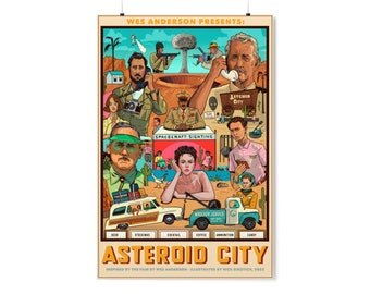 Asteroid City TALL DESIGN Premium Matte Vertical Posters