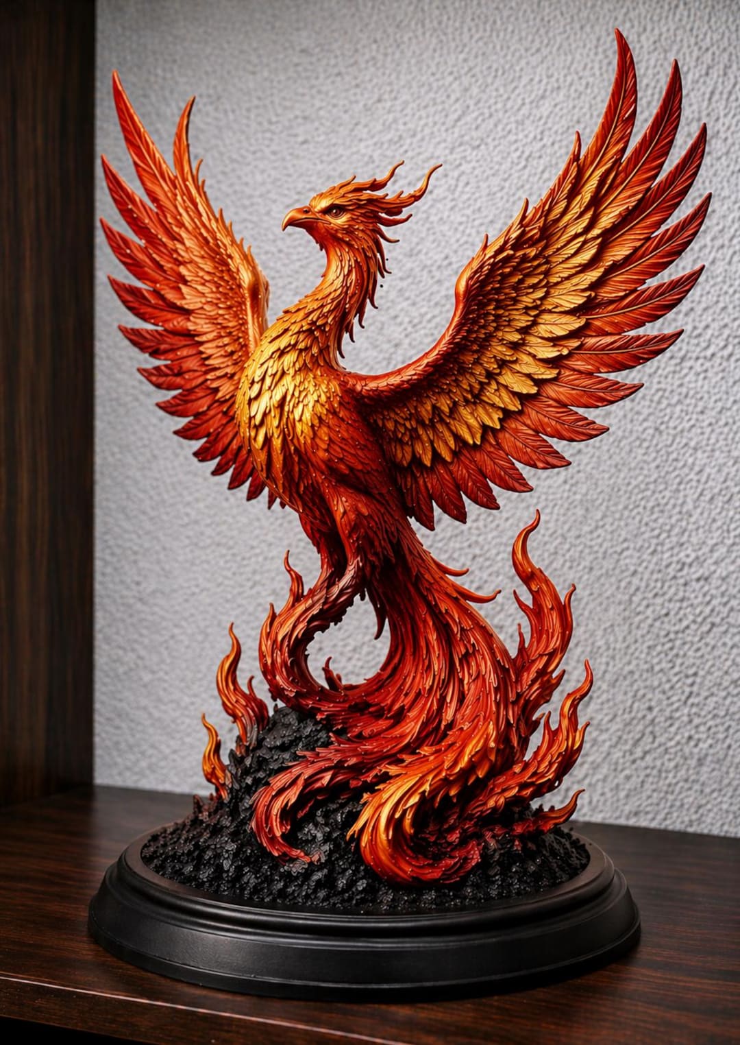 Phoenix Rising STL – Fantasy Fire Bird 3D Print Model – Detailed ...