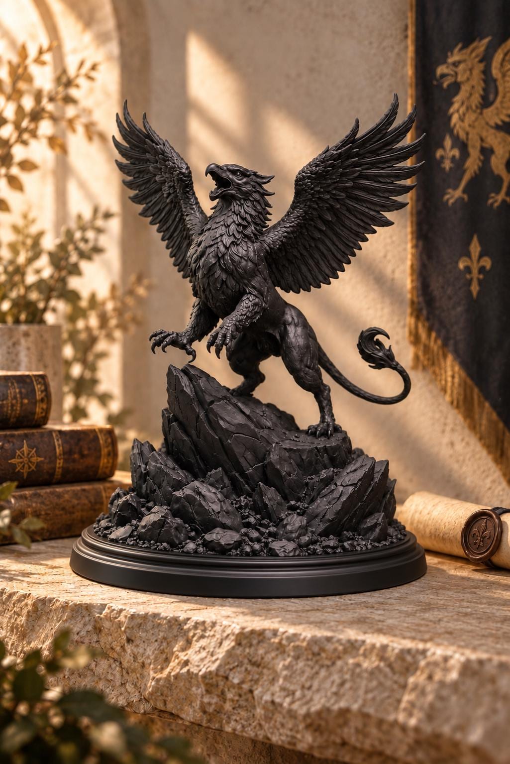 Griffin statue - Etsy 日本