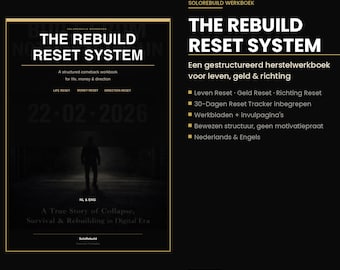 The Rebuild Reset System – Workbook for Life, Money & Direction | Digital Download PDF