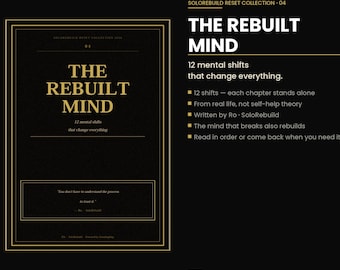 The Rebuilt Mind – 12 Mental Shifts That Change Everything | Digital Workbook PDF