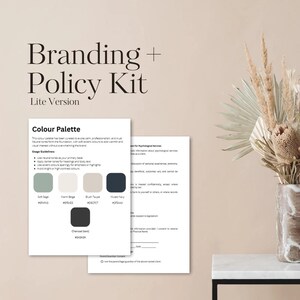 Psychologist Branding & Policy Kit | Australian Private Practice Canva Templates