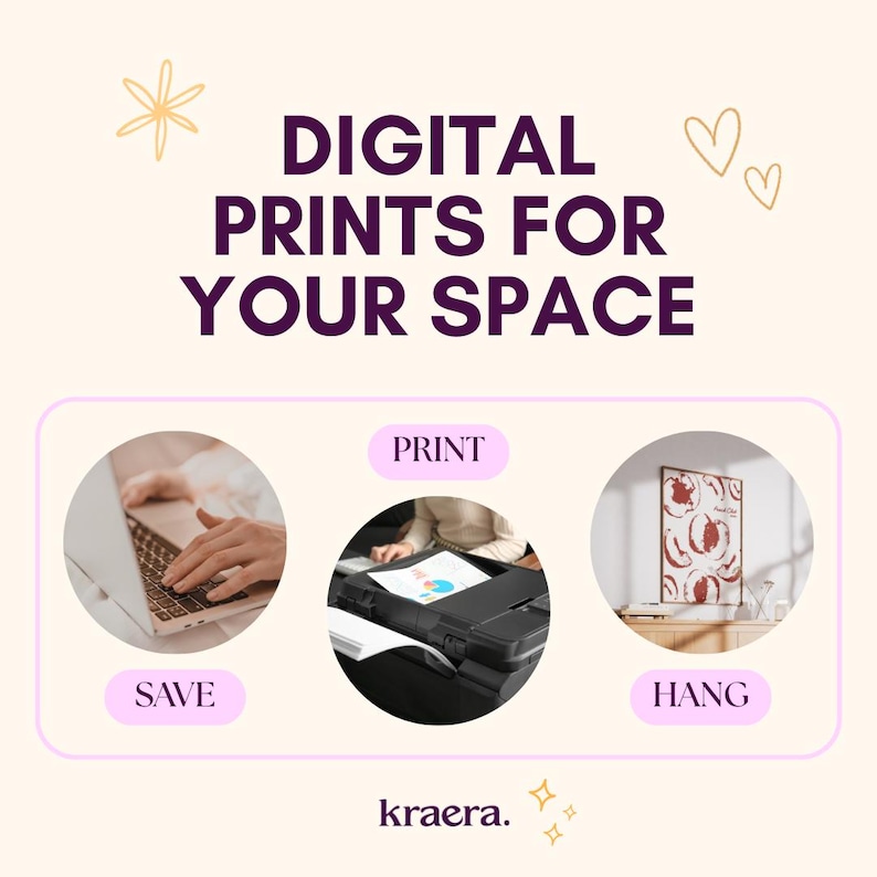 Ciao Amici Print, Bold Italian Quote Wall Art, Eclectic Retro ...