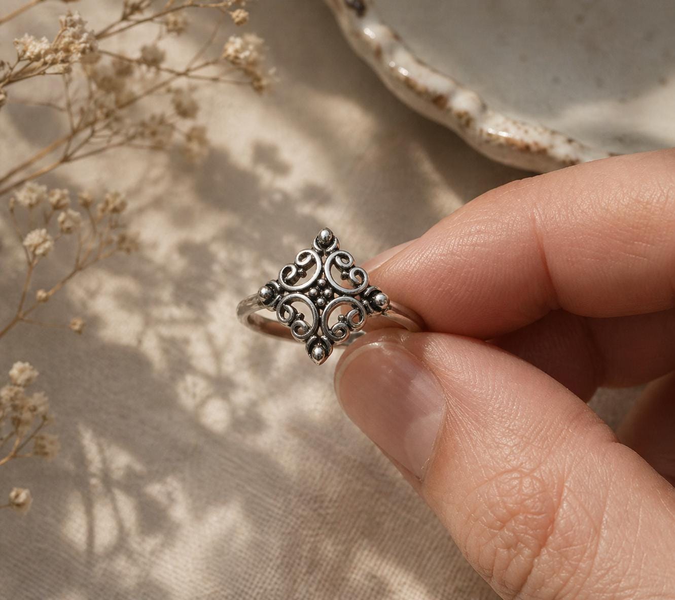 Antique silver ring - Etsy 日本