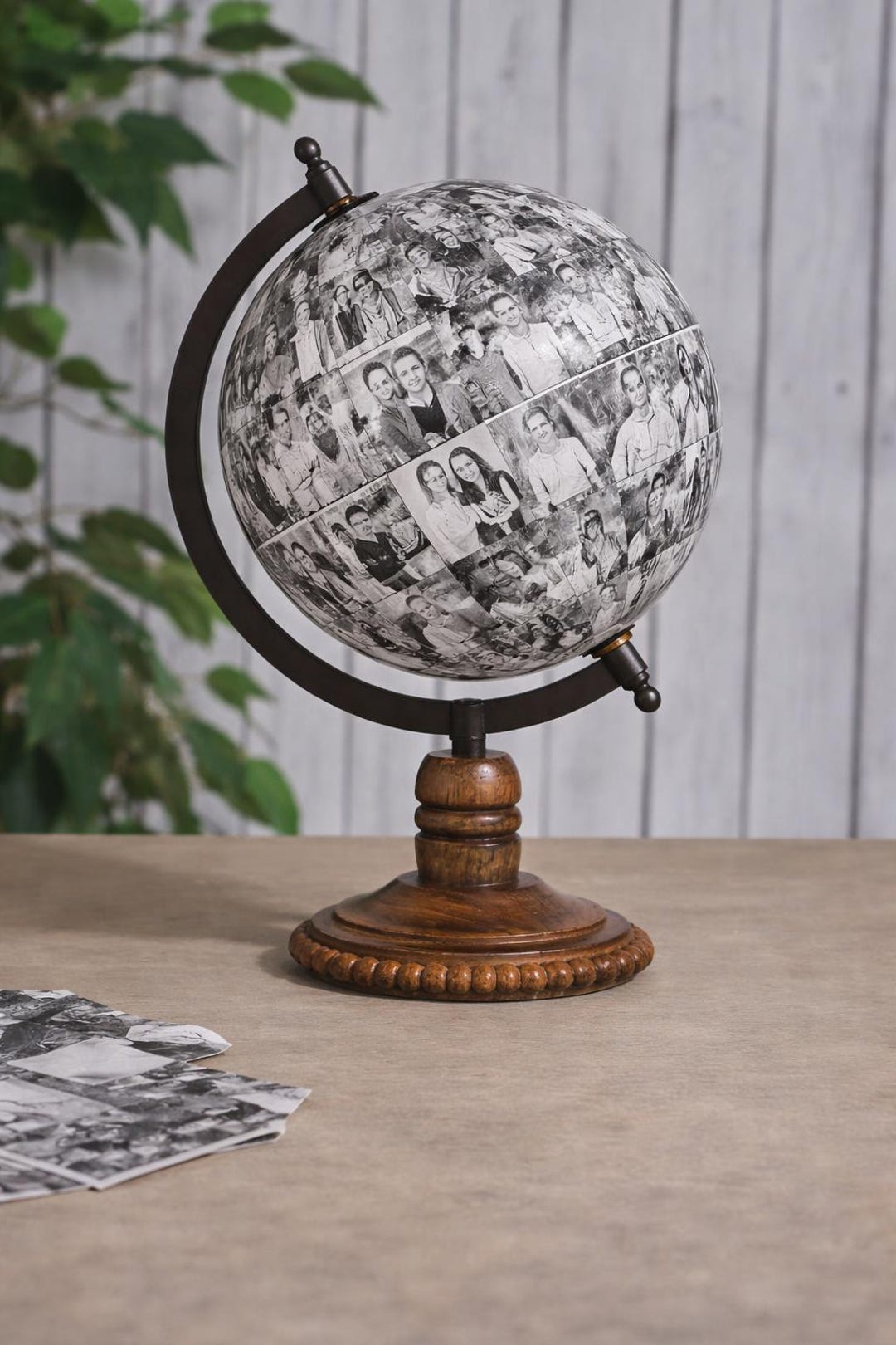 Custom Photo Memory Globe – Personalized Keepsake Gift, Handmade Home ...