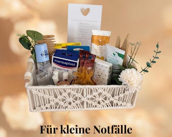 Kit de baño de emergencia para bodas | Kit de emergencia para invitados | Kit de emergencia para bodas | Versión básica o edición para damas