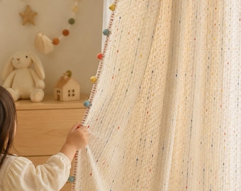 Op maat gemaakte chenille verduisteringsgordijnen, 90% verduistering, decoratie voor kinderkamer