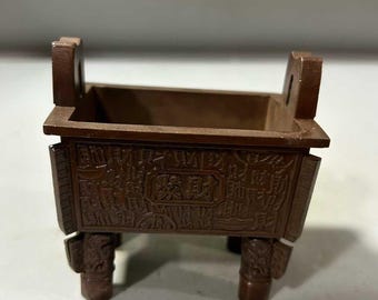 Bronze Wealth Gathering Ding Incense Burner | Prosperity Gift