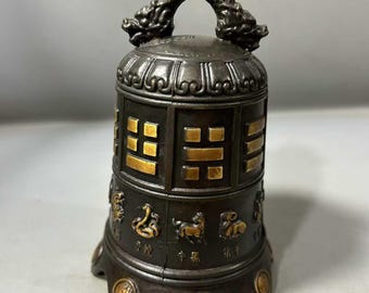 Campanula vintage cinese dello zodiaco / Regalo portafortuna
